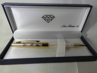 Gold and crystal Pen
