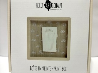 Wood rainbow- print box