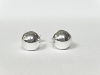Silver earrings