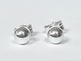 Silver earrings