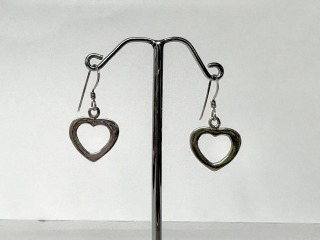 Silver earrings