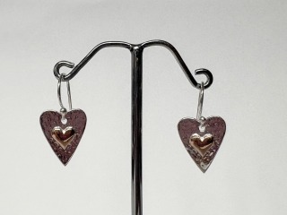 Silver earrings