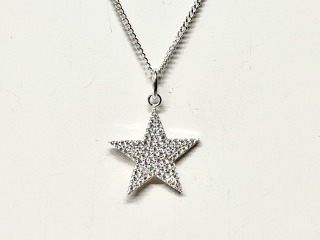 Silver star pendant 