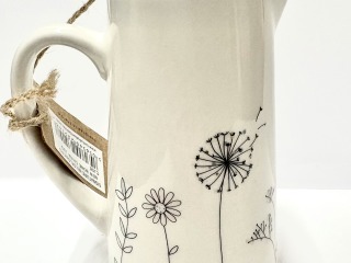 Wild flower large milk jug