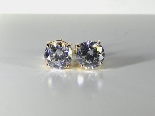 CZ earrings
