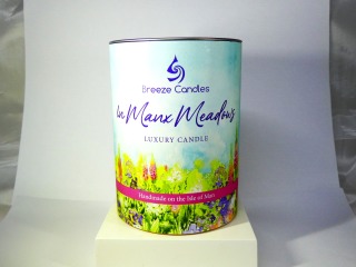 In Manx meadows large candle