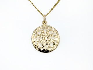 Open work celtic pendant