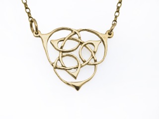 Open work celtic pendant
