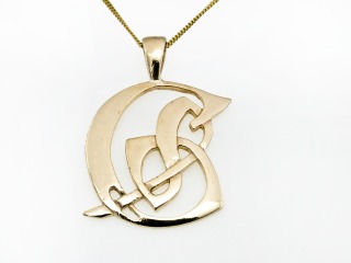 Open work celtic pendant