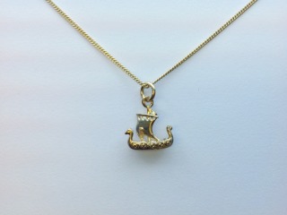 Viking boat pendant