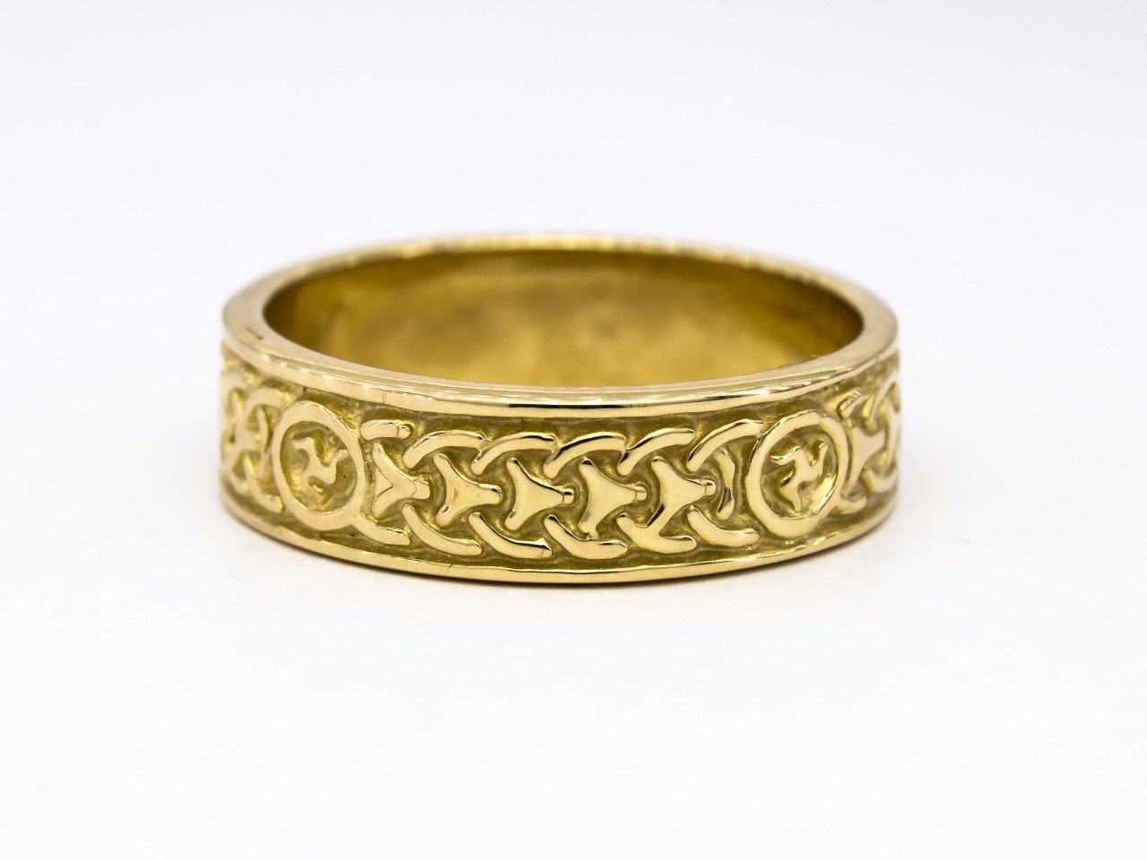 Celtic ring 9ct yellow gold Size I Celtic Celtic Gold