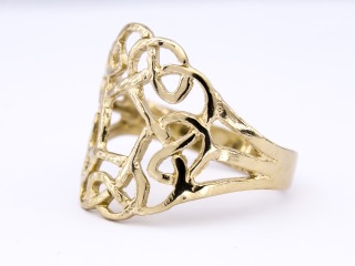 Open work Celtic ring