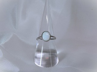 Silver Opal ring