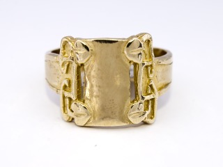 Archibald Knox style signet ring