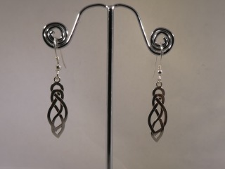 Celtic earrings - Silver - earring 296h
