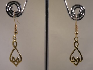 Celtic earrings - Silver - earring 600h