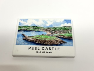 Ceramic peel castle Magnet