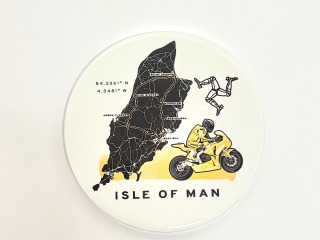 Ceramic IOM TT coaster