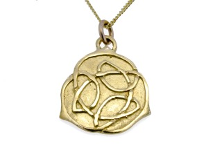 Solid Celtic Pendant - Silver - Pendant152s