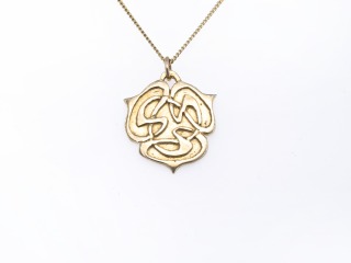 Solid celtic Pendant - Silver - Pendant155